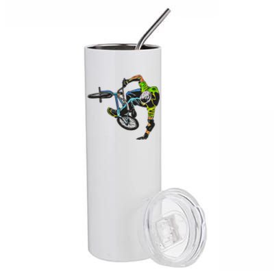 Graphic 365 Sport Bmx Bike Cute Gift Stainless Steel Tumbler