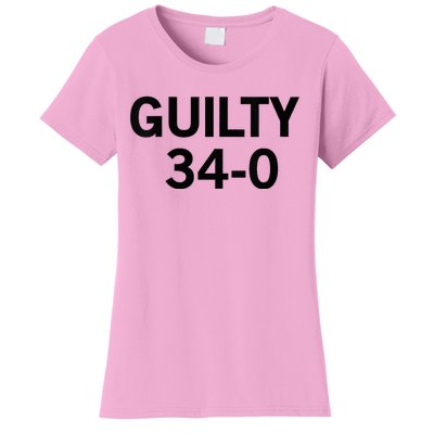 Guilty 34 To 0 Women's T-Shirt