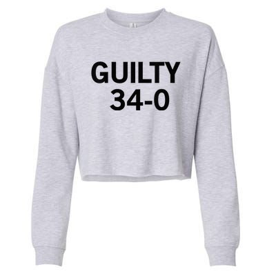 Guilty 34 To 0 Cropped Pullover Crew