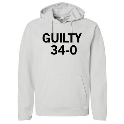 Guilty 34 To 0 Performance Fleece Hoodie