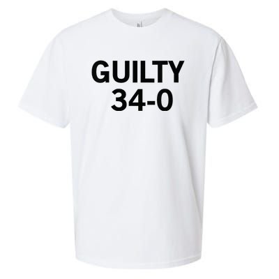 Guilty 34 To 0 Sueded Cloud Jersey T-Shirt