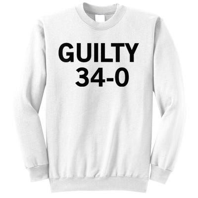 Guilty 34 To 0 Sweatshirt