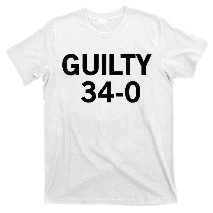 Guilty 34 To 0 T-Shirt