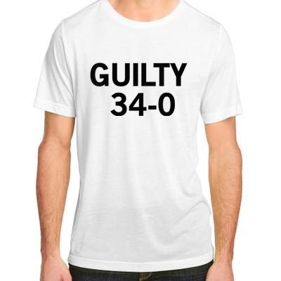 Guilty 34 To 0 Adult ChromaSoft Performance T-Shirt