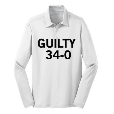 Guilty 34 To 0 Silk Touch Performance Long Sleeve Polo