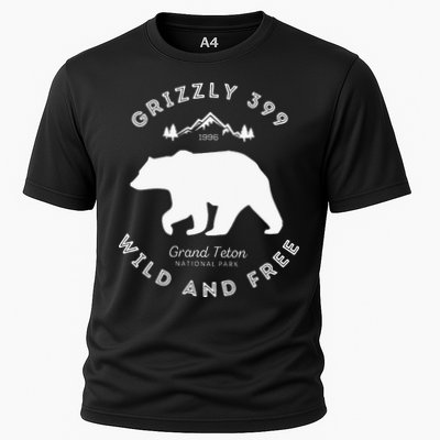 Grizzly 399 Wild & Free Grand Teton National Park Performance Shirt