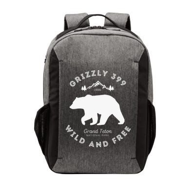 Grizzly 399 Wild & Free Grand Teton National Park Vector Backpack