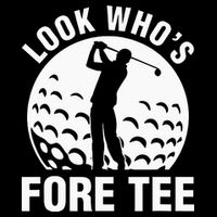 Golf 40th Birthday Look Who’s Fore 40 Forty Sweatshirt
