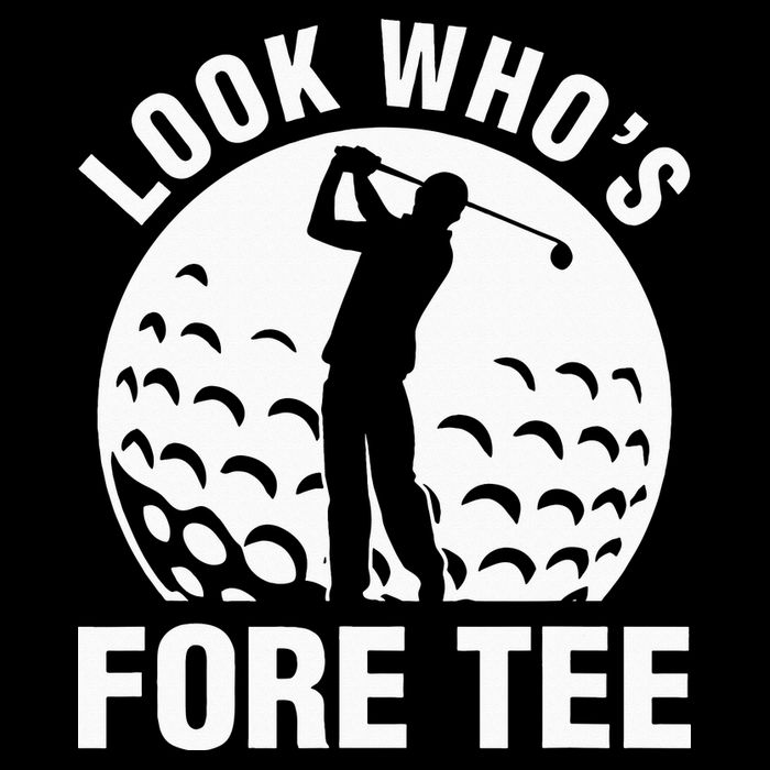 Golf 40th Birthday Look Who’s Fore 40 Forty Sweatshirt