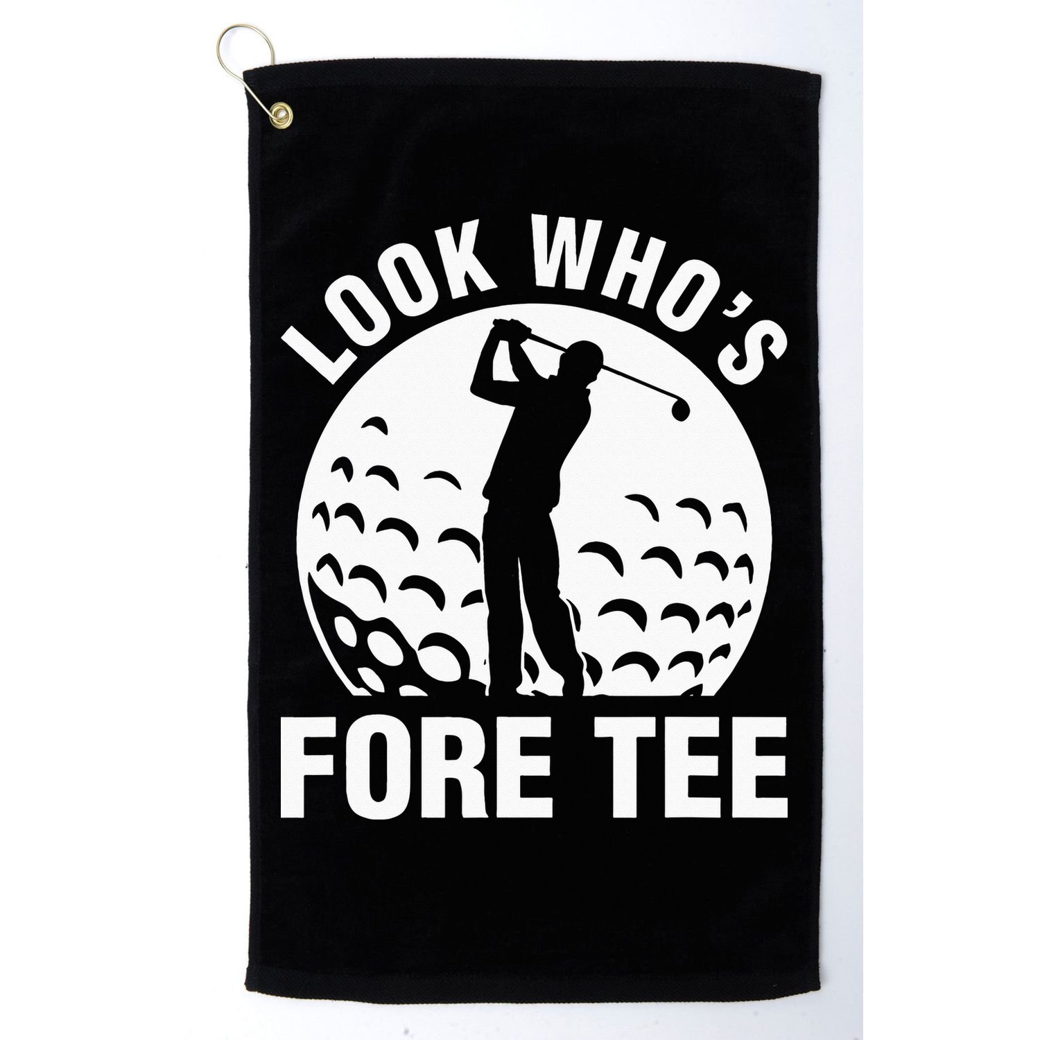 Golf 40th Birthday Look Who’s Fore 40 Forty Golf Towel