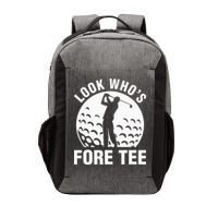 Golf 40th Birthday Look Who’s Fore 40 Forty Vector Backpack