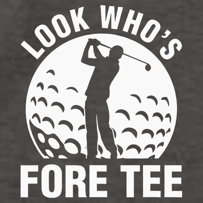 Golf 40th Birthday Look Who’s Fore 40 Forty Vector Backpack