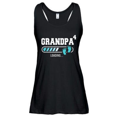 Grandpa 4 Fourth Time Grandpa Funny Grandpa Of Four Ladies Essential Flowy Tank