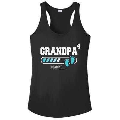 Grandpa 4 Fourth Time Grandpa Funny Grandpa Of Four Ladies PosiCharge Competitor Racerback Tank