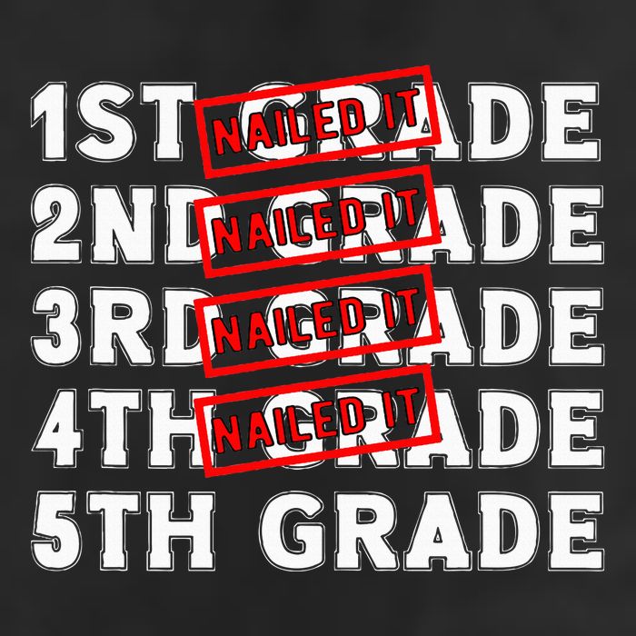 Goodbye 4th Grade Graduation Last Day School Hello 5th Grade 7 Panel Mesh Trucker Snapback Hat
