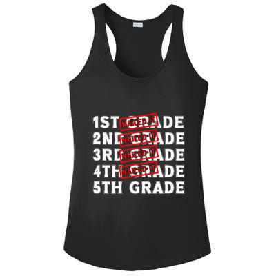 Goodbye 4th Grade Graduation Last Day School Hello 5th Grade Ladies PosiCharge Competitor Racerback Tank