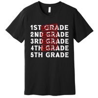 Goodbye 4th Grade Graduation Last Day School Hello 5th Grade Premium T-Shirt