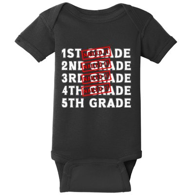 Goodbye 4th Grade Graduation Last Day School Hello 5th Grade Baby Bodysuit