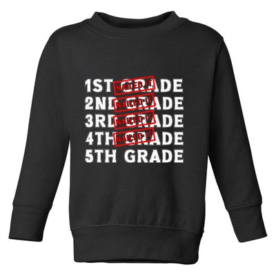 Goodbye 4th Grade Graduation Last Day School Hello 5th Grade Toddler Sweatshirt