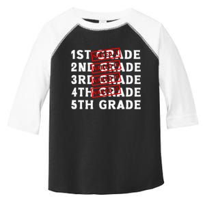 Goodbye 4th Grade Graduation Last Day School Hello 5th Grade Toddler Fine Jersey T-Shirt