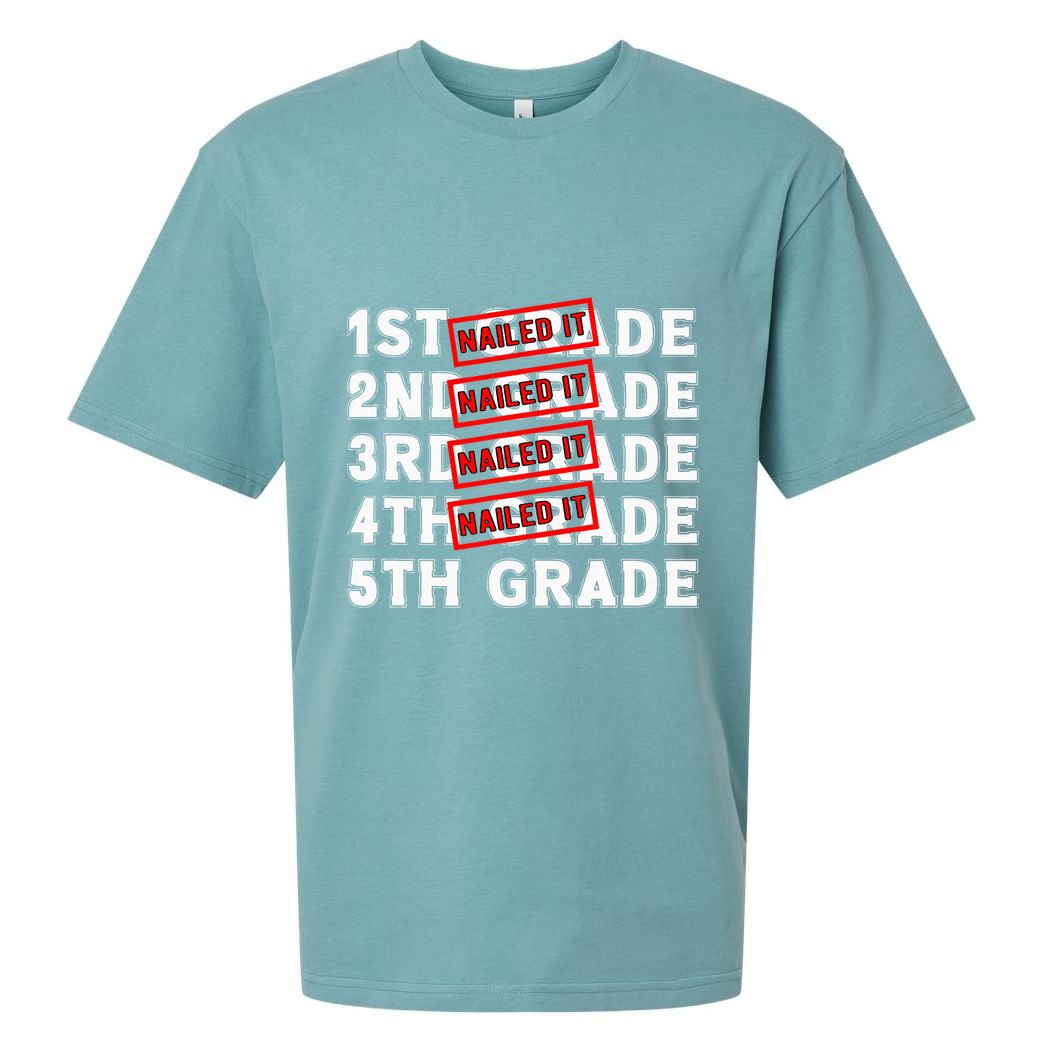 Goodbye 4th Grade Graduation Last Day School Hello 5th Grade Sueded Cloud Jersey T-Shirt
