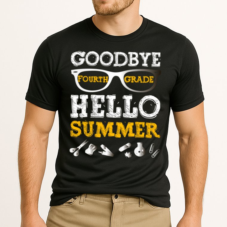 Goodbye 4Th Grade Hello Summer Gift Fourth Grade Graduate Gift Cooling Performance Crew T-Shirt