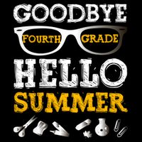 Goodbye 4Th Grade Hello Summer Gift Fourth Grade Graduate Gift Drawstring Bag