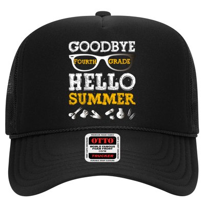 Goodbye 4Th Grade Hello Summer Gift Fourth Grade Graduate Gift Trucker Hat
