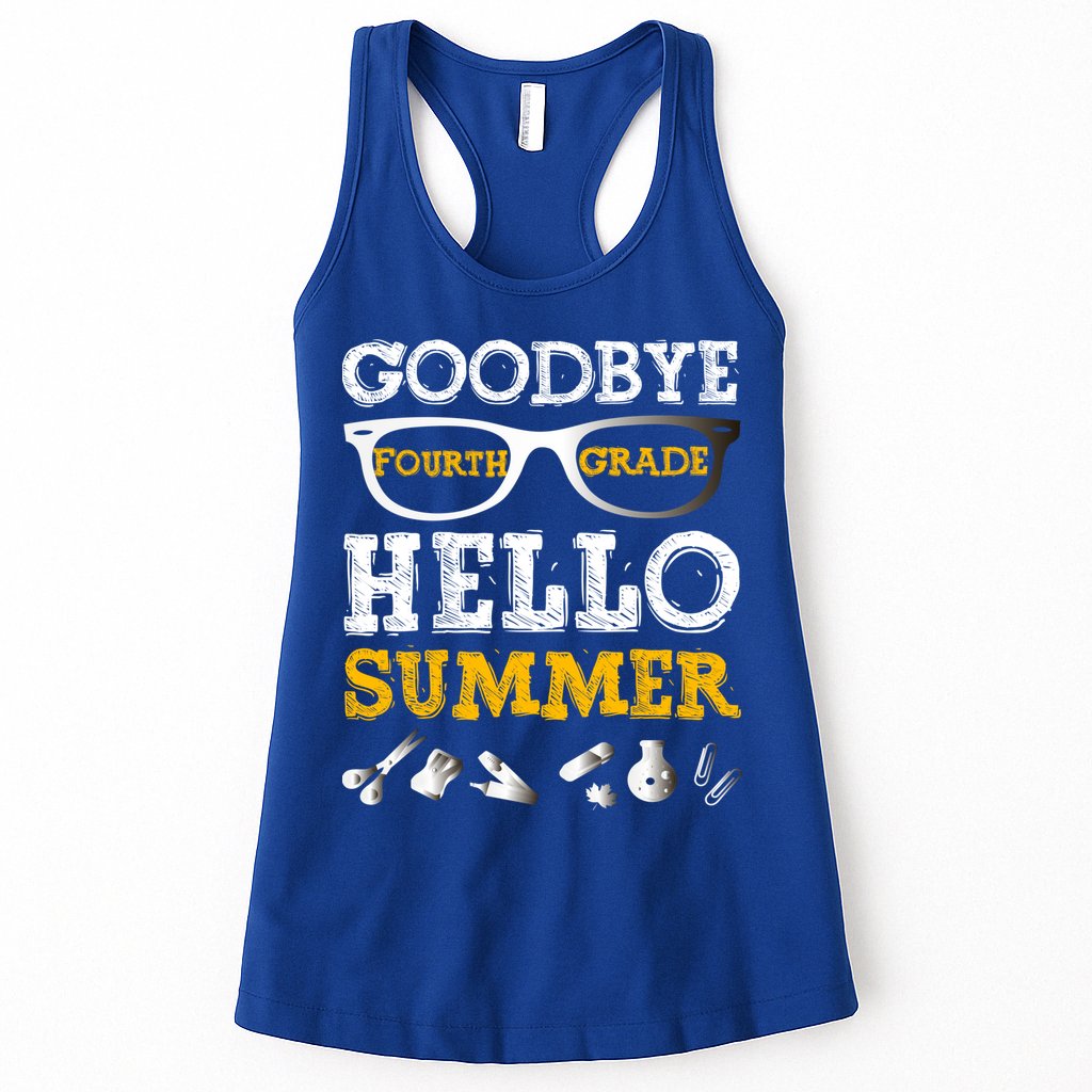 Goodbye 4Th Grade Hello Summer Gift Fourth Grade Graduate Gift Womens Tank Top