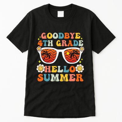 Goodbye 4th Grade Hello Summer Funny Fourth Grade Graduate Tall T-Shirt