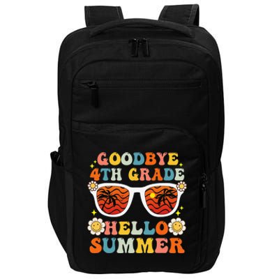 Goodbye 4th Grade Hello Summer Funny Fourth Grade Graduate Impact Tech Backpack