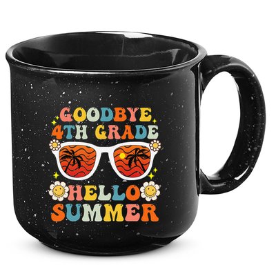 Goodbye 4th Grade Hello Summer Funny Fourth Grade Graduate 15oz Campfire Ceramic Mug
