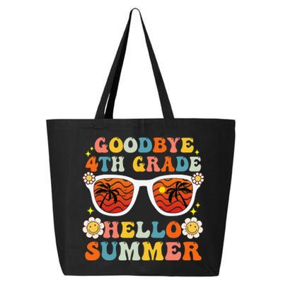 Goodbye 4th Grade Hello Summer Funny Fourth Grade Graduate 25L Jumbo Tote