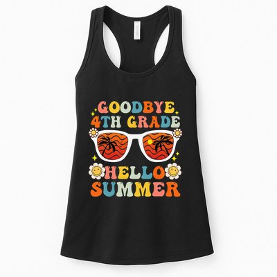 Goodbye 4th Grade Hello Summer Funny Fourth Grade Graduate Womens Tank Top