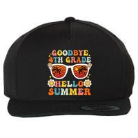 Goodbye 4th Grade Hello Summer Funny Fourth Grade Graduate Wool Snapback Cap