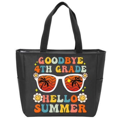 Goodbye 4th Grade Hello Summer Funny Fourth Grade Graduate Zip Tote Bag