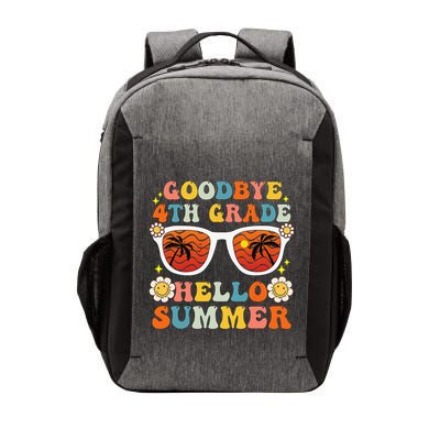 Goodbye 4th Grade Hello Summer Funny Fourth Grade Graduate Vector Backpack