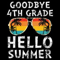 Goodbye 4th Grade Hello Summer Sunglasses Last Day Of School Gift Impact Tech Backpack