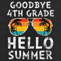 Goodbye 4th Grade Hello Summer Sunglasses Last Day Of School Gift 11oz C Handle Ceramic Mug