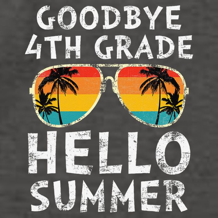 Goodbye 4th Grade Hello Summer Sunglasses Last Day Of School Gift Vector Backpack