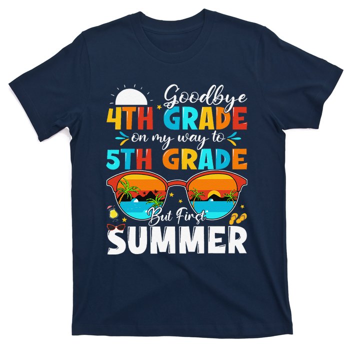 Goodbye 4th Grade Graduation To 5th Grade Hello Summer T-Shirt