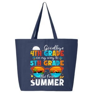 Goodbye 4th Grade Graduation To 5th Grade Hello Summer 25L Jumbo Tote