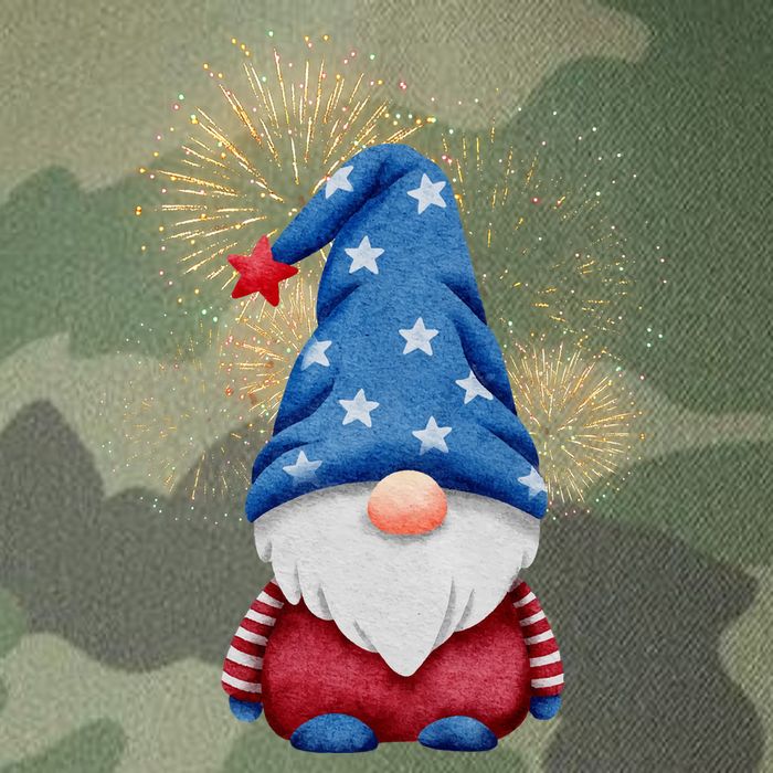 Gnome 4th Of July Firework Legacy Tie Dye Trucker Hat