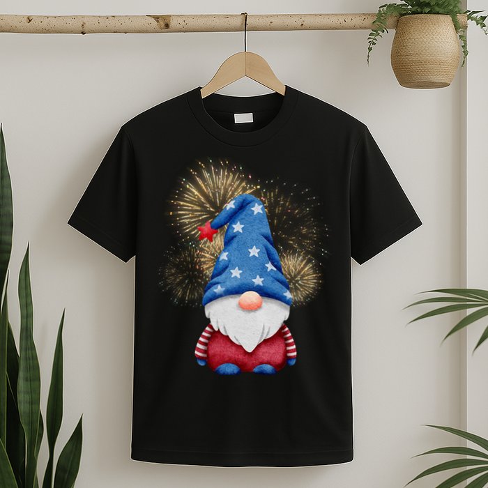 Gnome 4th Of July Firework T-Shirt