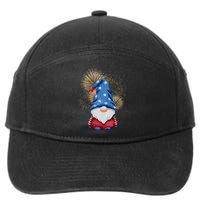Gnome 4th Of July Firework 7-Panel Snapback Hat