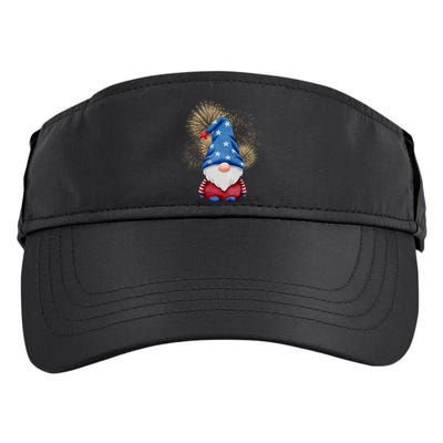 Gnome 4th Of July Firework Adult Drive Performance Visor