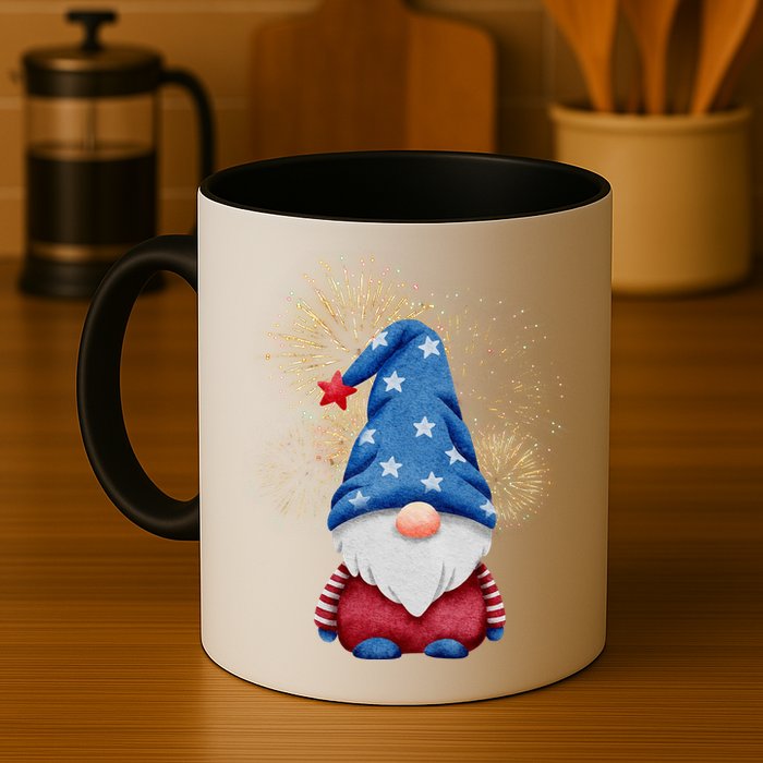 Gnome 4th Of July Firework Mug