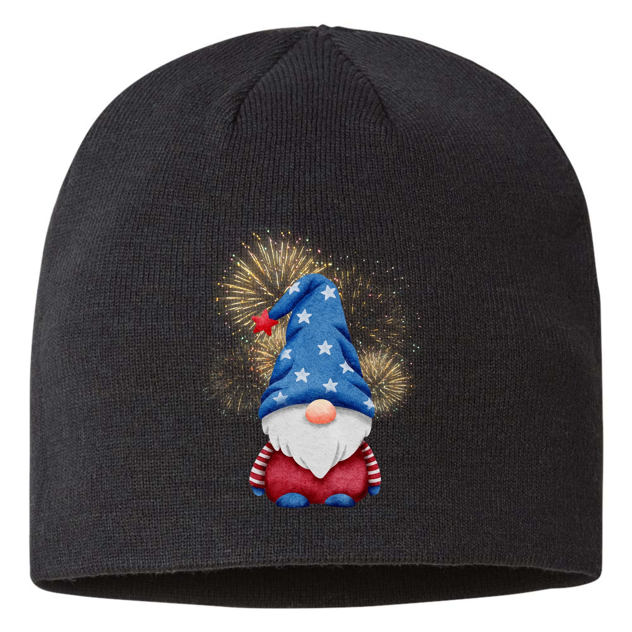 Gnome 4th Of July Firework Sustainable Beanie
