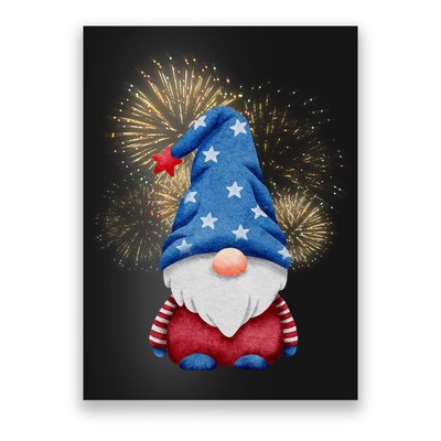 Gnome 4th Of July Firework Poster