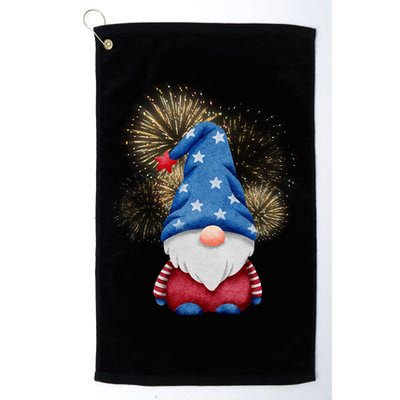 Gnome 4th Of July Firework Golf Towel